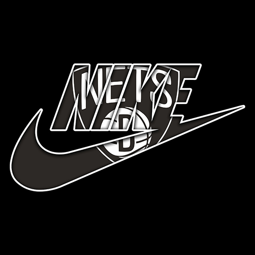 Brooklyn Nets Nike logo iron on paper